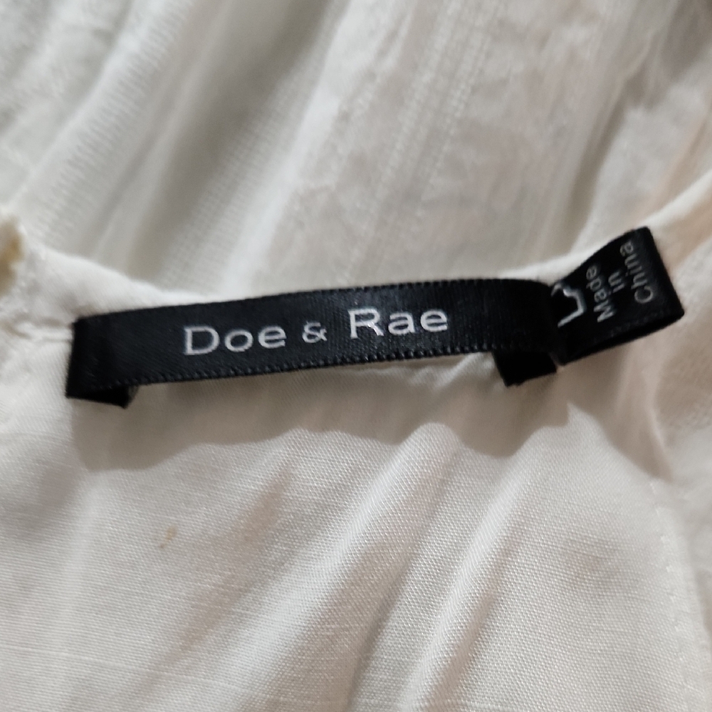 Doe & Rae Cream Halter Top - Picture 6 of 8